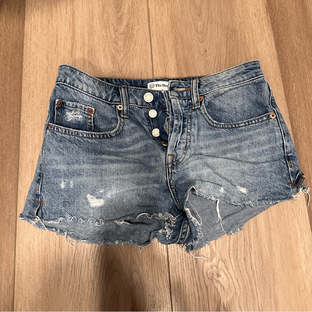 The Drop Women's Blue Denim Shorts